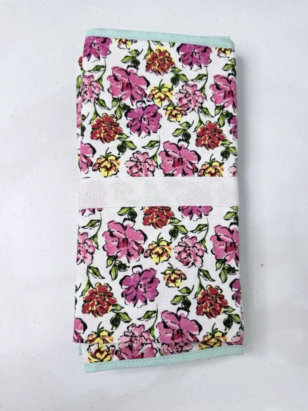 TAG Brand Set of 4 In Bloom Floral Napkins100% Cotton 20